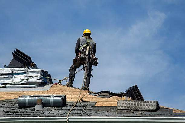 Professional Flat Roof Repair technician working in Stacy, MN